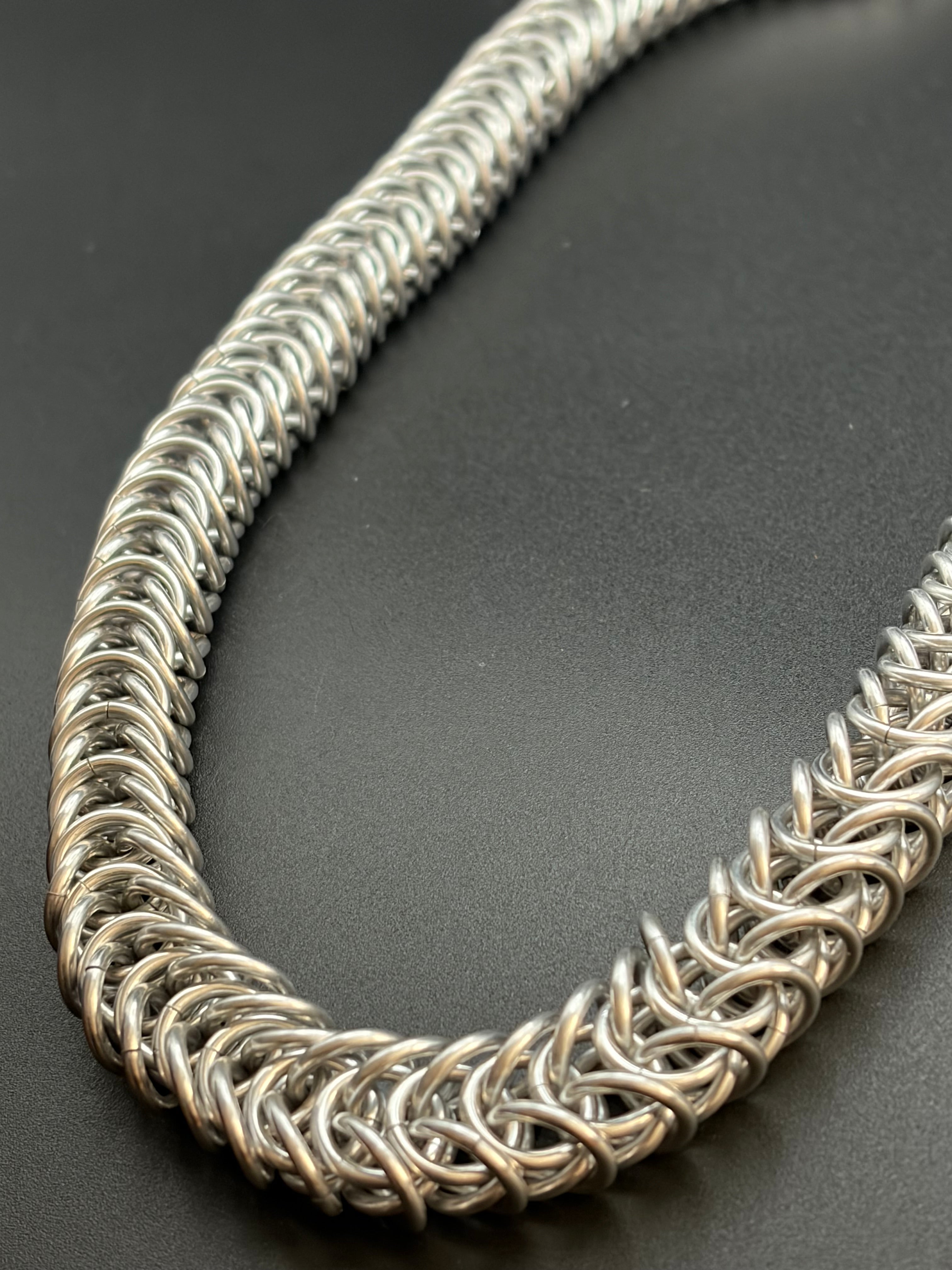 Box Chain Chainmail Necklace