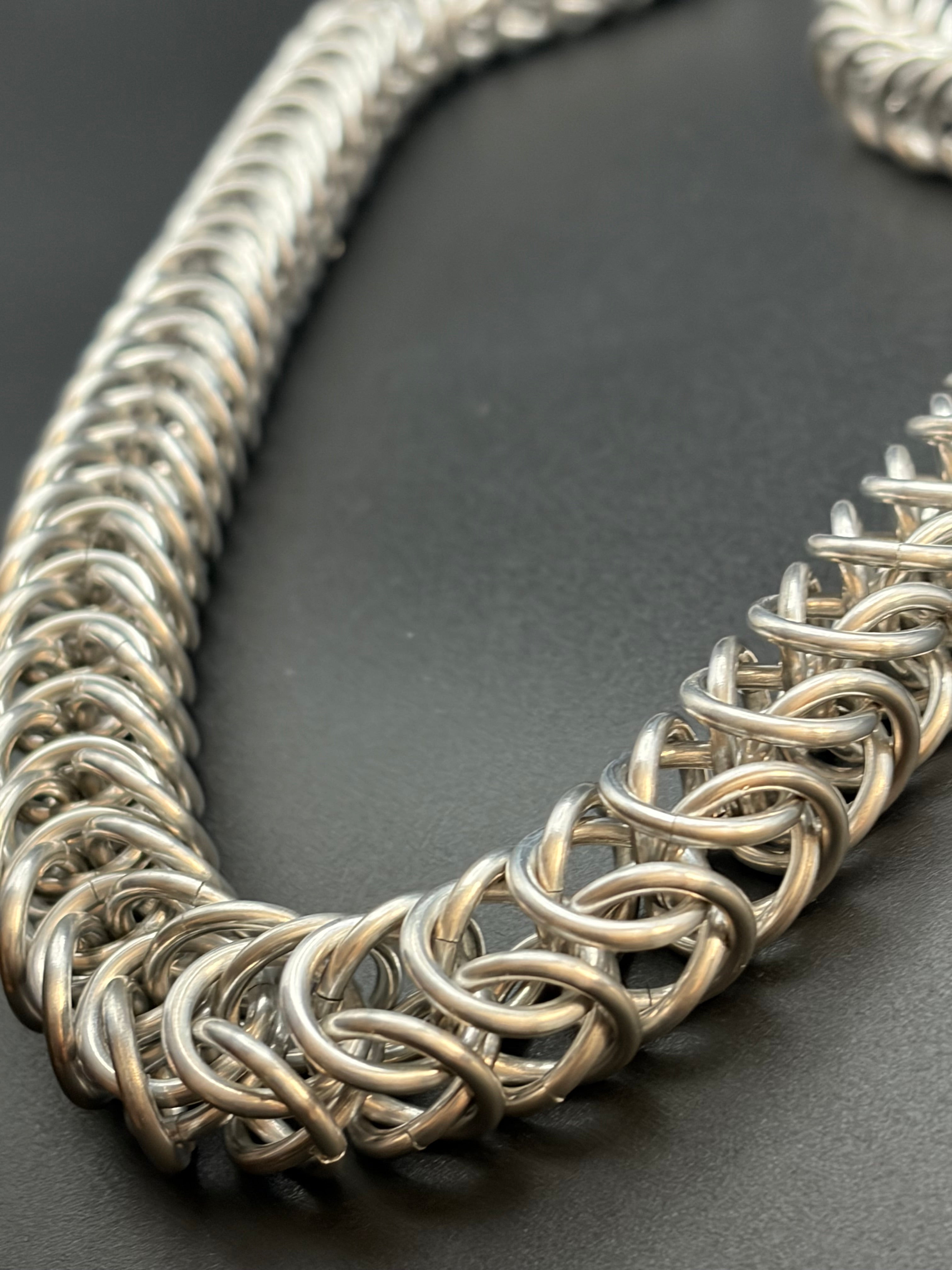 Box Chain Chainmail Necklace