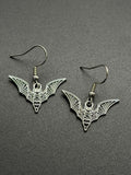 Enamel Bat Earrings