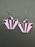 Resin Crystal Point Earrings