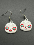 Enamel Star Brow Clown Earrings