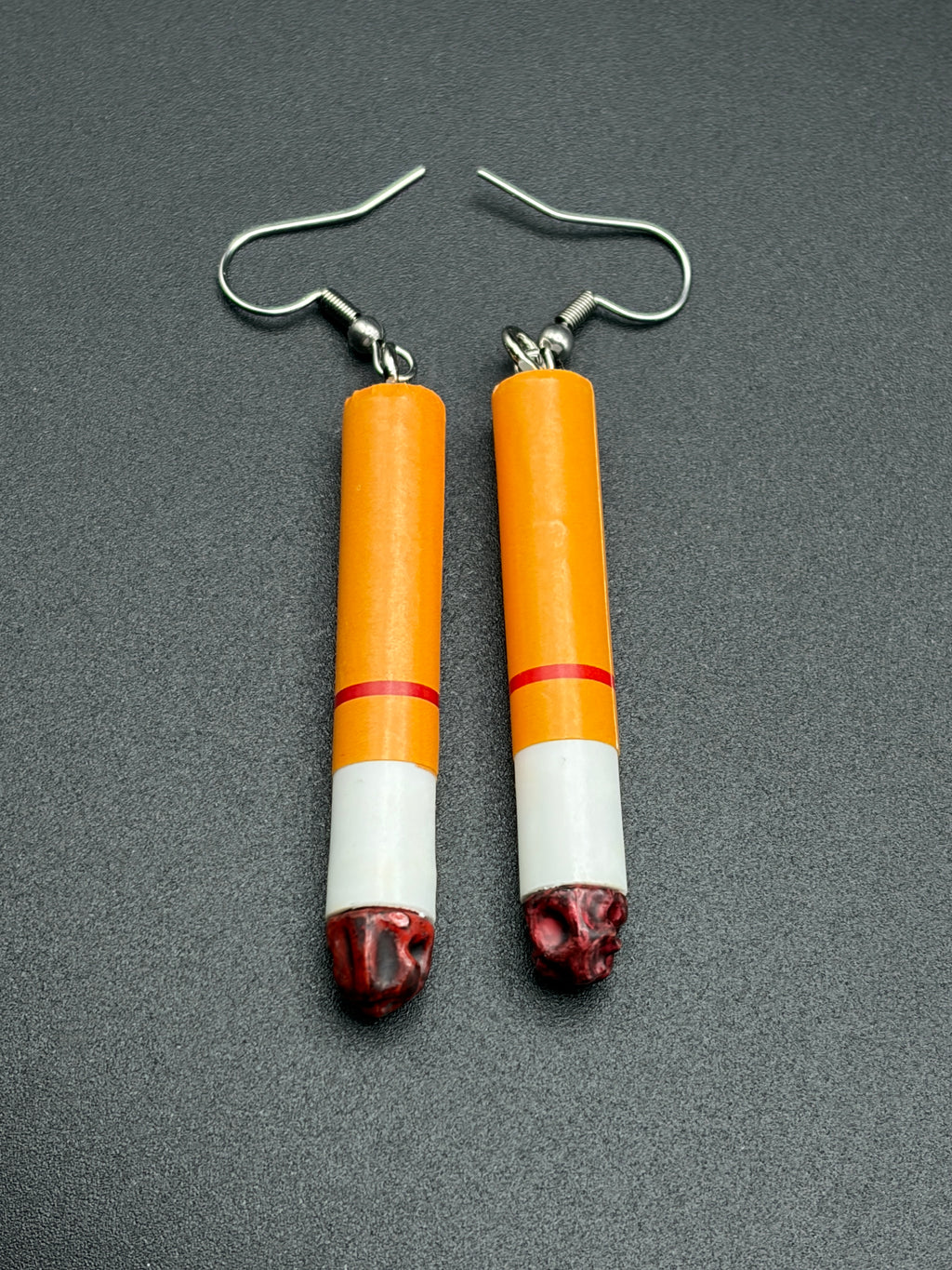 Cigarette Earrings (Smoked)