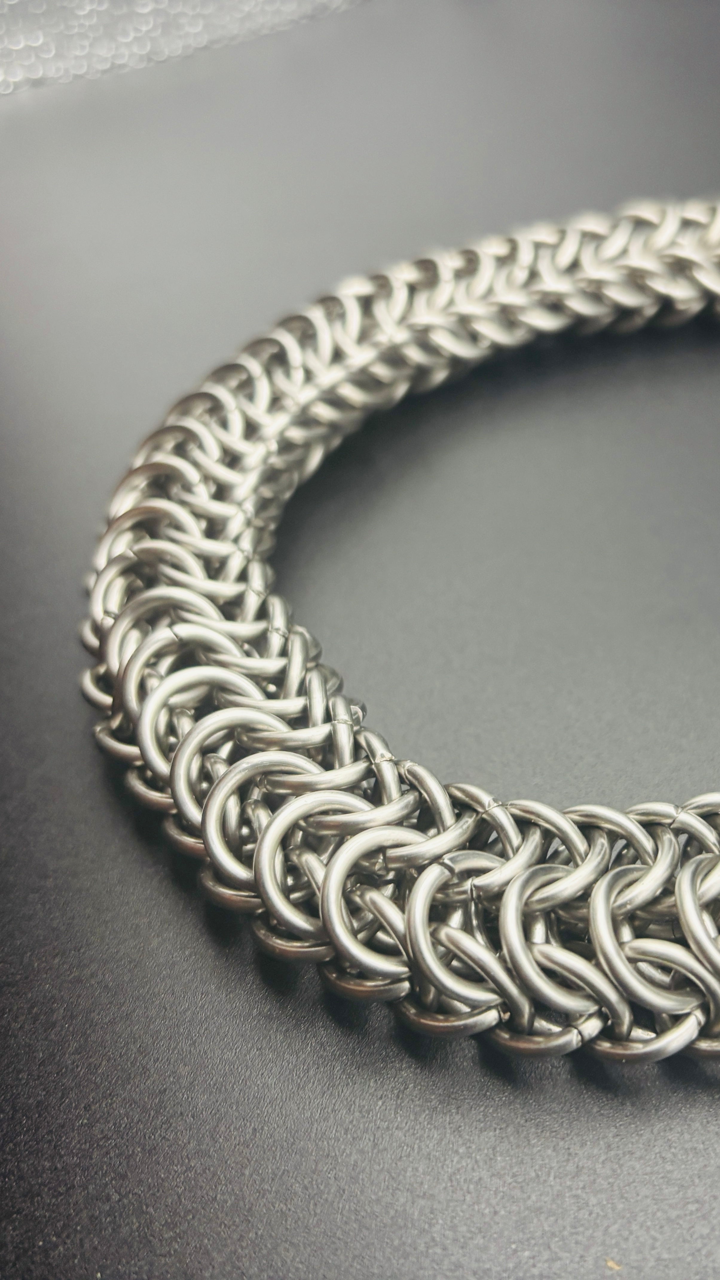 Persian Dragonback Chainmail Necklace