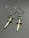 Metal Dagger Earrings