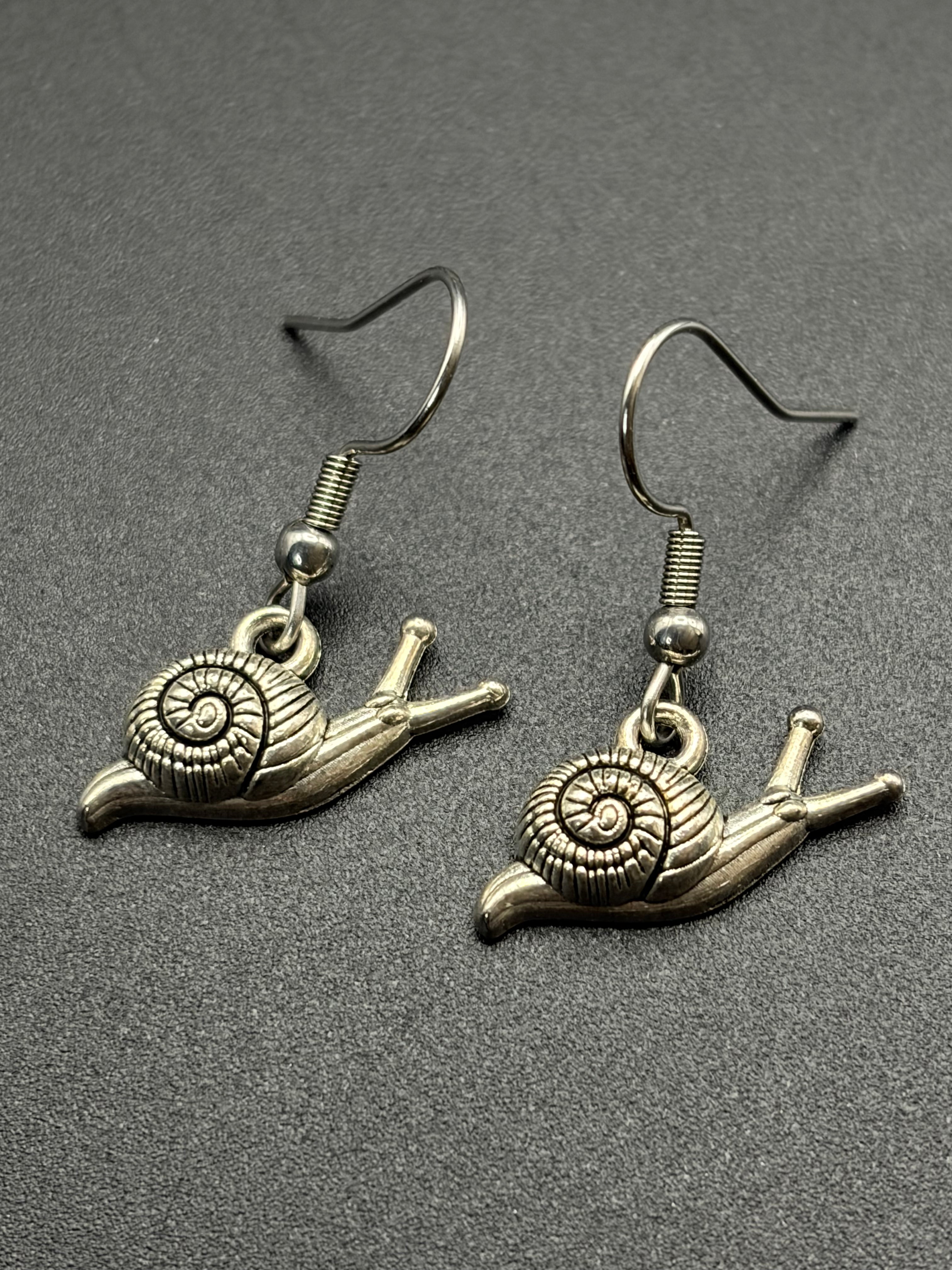 Metal Snail Earrings