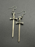 Metal Sword Earrings