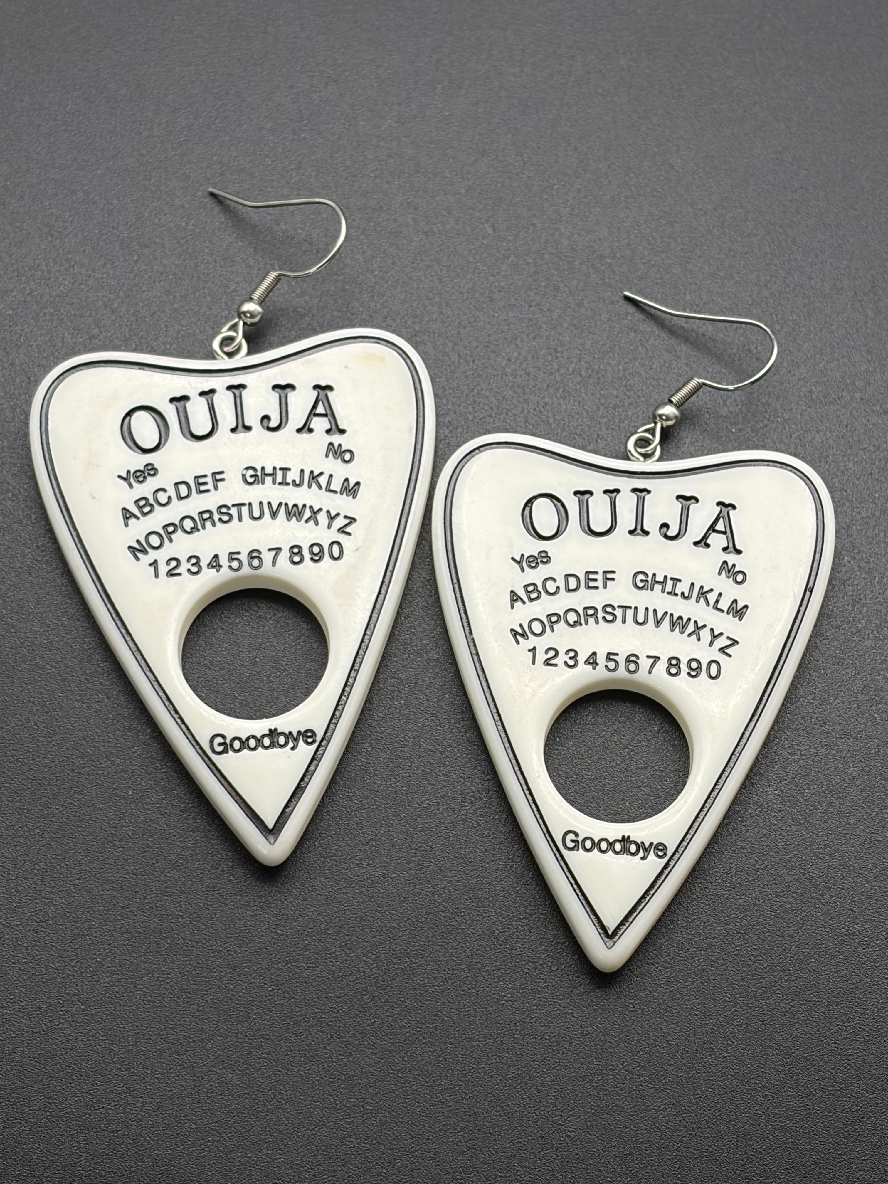 Ouija Planchette Earrings