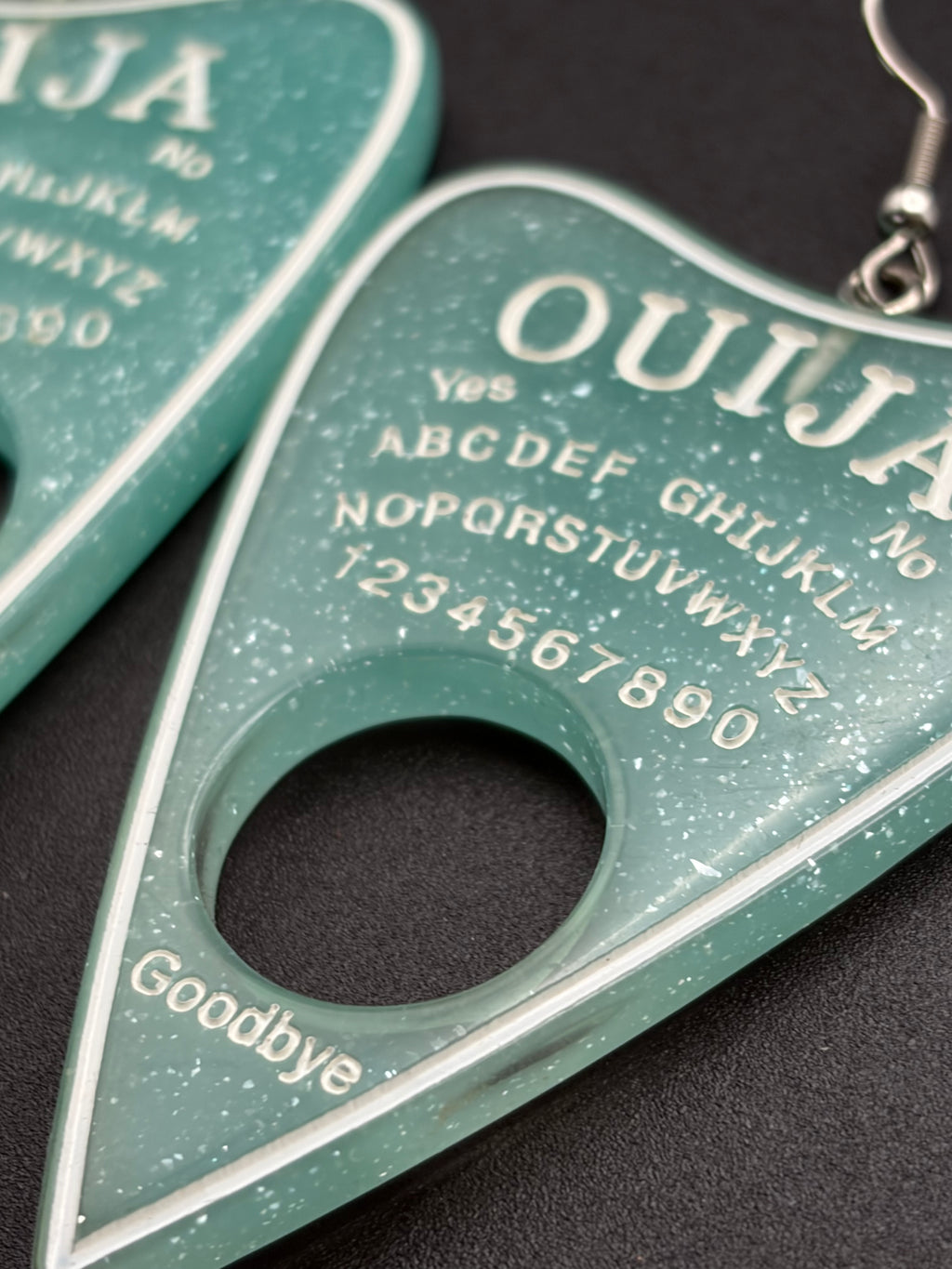 Ouija Planchette Earrings