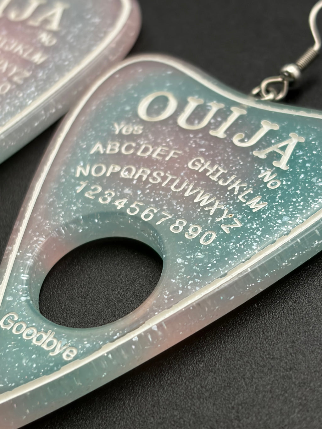 Ouija Planchette Earrings