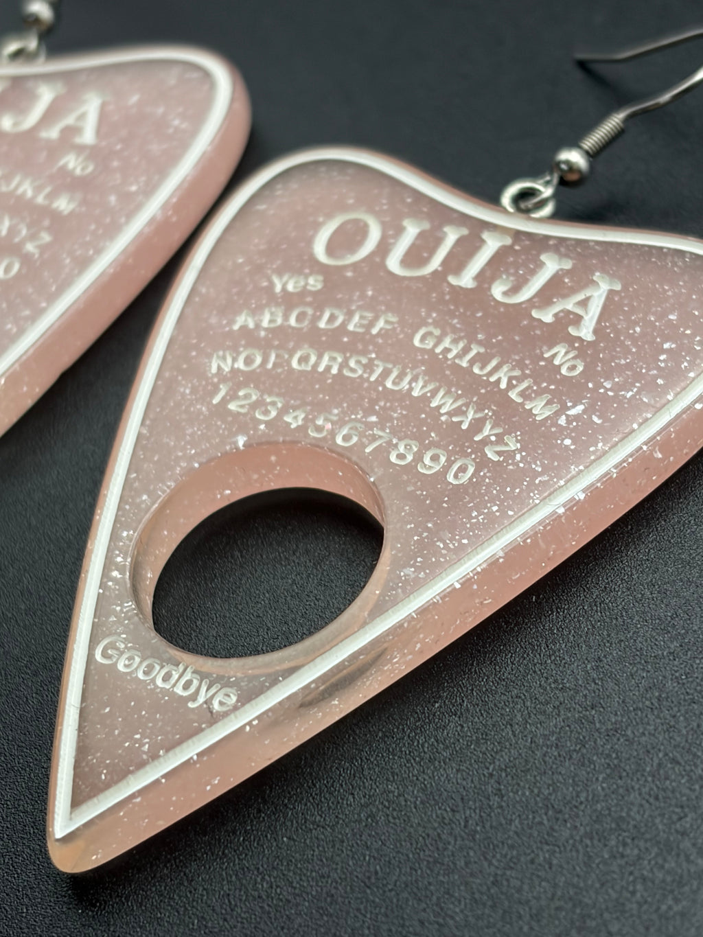 Ouija Planchette Earrings