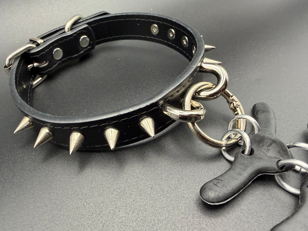 Small Swappable Vertebra Collar (Black / Black)