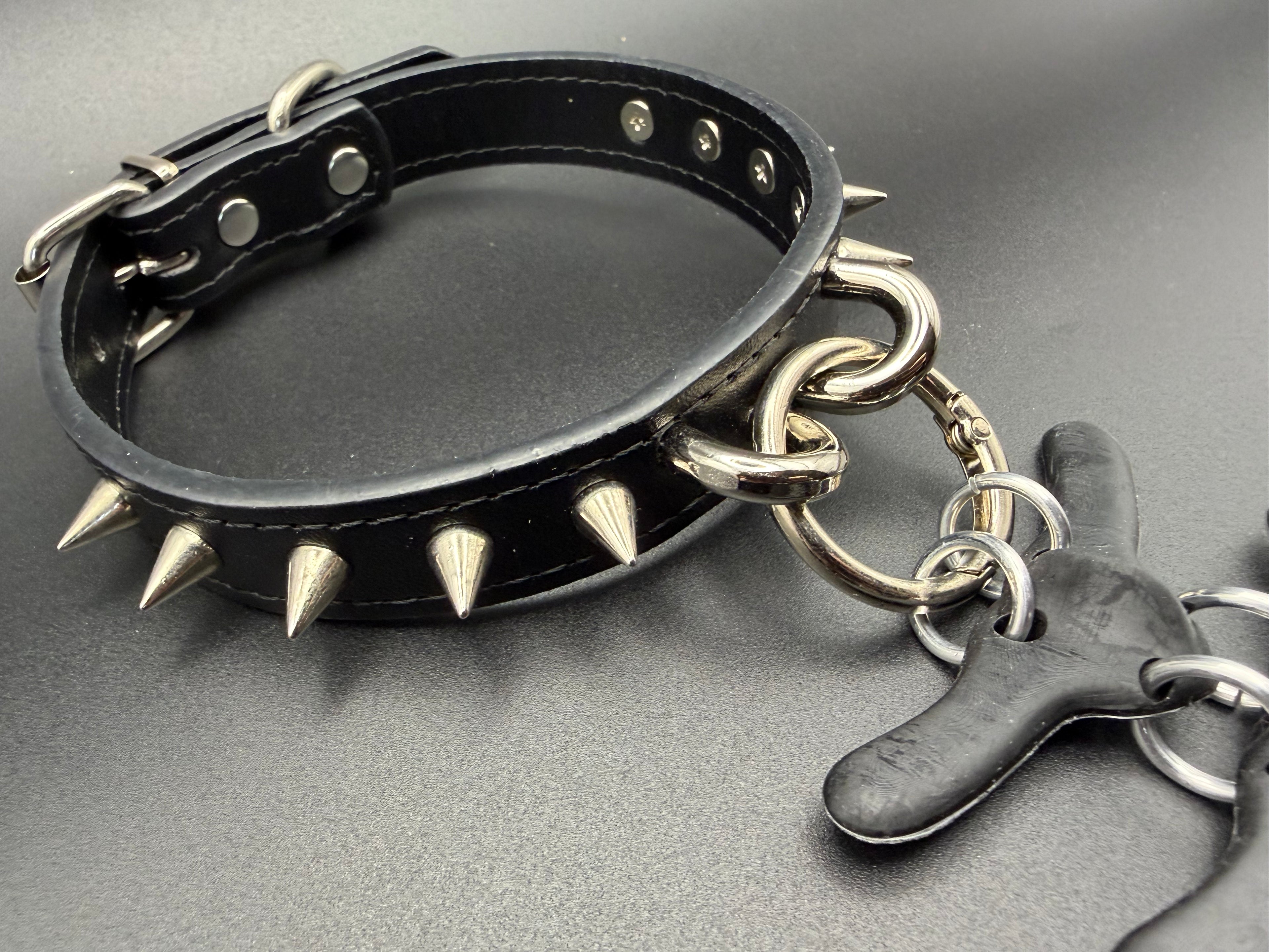 Small Swappable Vertebra Collar (Black / Black)