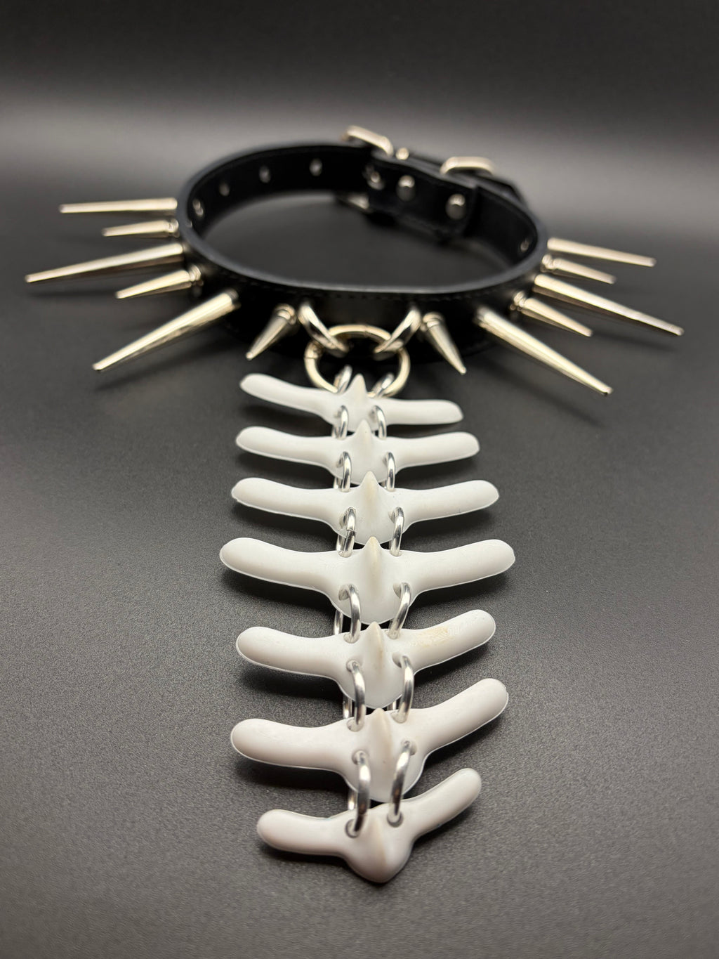 Swappable Vertebra Collar (Black / White)