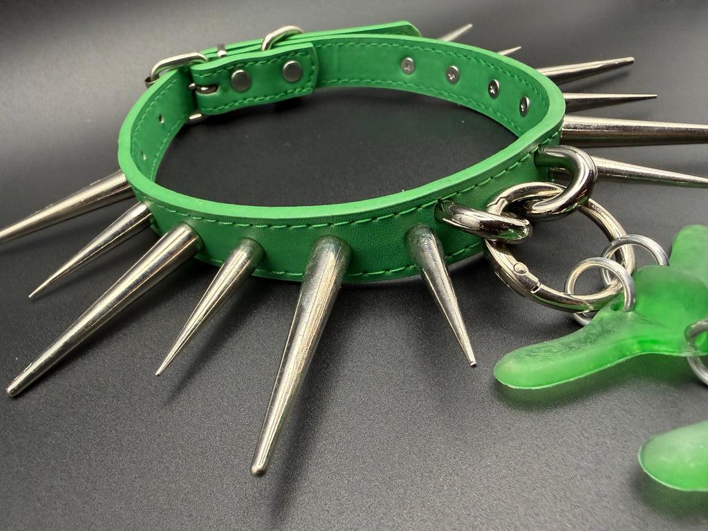 Swappable Vertebra Collar (Green / Green)